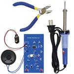 Elenco AK-100 Practice Soldering Kit With Iron Unassembled. Fixed Price $27.95.