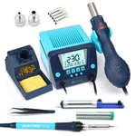 Toauto Soldering Station 2 1 Iron Hot Air Gun Rework Kit Lcd Display. Fixed Price $89.99.