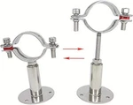 Qwork 2" Wall Mount Ceiling Pipe Support, 1 Pack Adjustable. Fixed Price $13.39.