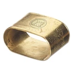 Oval Dual Hose Braces, Brass, 0.593 X 1.238 In Western Enterprises 453. Fixed Price $15.87.