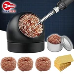 Soldering Iron Tip Cleaner With Copper Wire Ball & Metal Base Holder. Fixed Price $7.27.