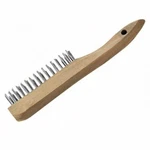 New Firepower 1423-0083 Wire (carbon Steel) Bruch With Wood Handle Free Ship. Fixed Price $10.95.