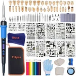 112PCS Burning Kit-wood Tool Set With Digital Lcd Display Pyrogr.... Fixed Price $28.86.