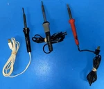 3 Vintage Soldering Irons, Weller, Radio Shack, Unbranded + &flux Working. Fixed Price $29.99.