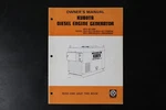 Kubota GV-3120 Diesel Engine Generator Owner's Manual 19829-6811-4. Fixed Price $29.99.