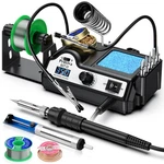 927II Digital Soldering Station Kit, 130W Max High Power With 5 Extra Iron Ti.... Fixed Price $64.72.
