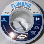 Harris Oz. Plumbing Silver Bearing Lead Free Solder, .118, # SSW800 Astm B32. Fixed Price $21.70.