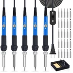 Monvict 31 Soldering Iron Kit, 5 Pcs 60 Watts Adjustable Temperature.... Fixed Price $49.99.