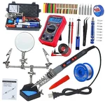 Soldering Kit, 80W Electric Iron, Red (14-IN-1 Kit). Fixed Price $57.20.