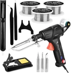 Soldering Gun Kit, Upgrade 120W Adjustable Temp Multi-function Iron Se. Fixed Price $22.25.