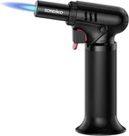 Butane Torch With Fuel Gauge, Refillable Soldering Tool, Adjustable Flame. Fixed Price $33.92.