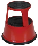 Vestil STEP-17-R Steel Rolling Stool, 17" Top Step, 500 Lb. Capacity, Red. Fixed Price $149.27.