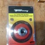 Wire Brush, Cup Style Forney 2-3/4" X 5/8 In. Size .012" Crimped Steel. Fixed Price $8.95.