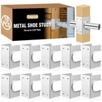 10 Pcs Metal Shoe Studs For Double Wood Nail Plates Fits Up T.... Fixed Price $47.51.