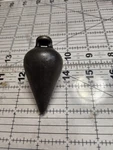 Vintage Cast Iron Plumb Bob Tool Pear Tear Drop Shape Black. Fixed Price $11.99.