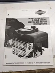 Briggs & Stratton Repair Service Manual Engine Overhaul 95700 96700 2 Cycle 1993. Fixed Price $21.28.