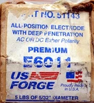 Us Forge Welding Rods E6011 Open Box All Purpose Electrode W/deep Penetration. Fixed Price $15.50.