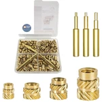Qsj 300PCS Threaded Inserts Set With Soldering Iron Tip Brass Heat Kit. Fixed Price $17.14.