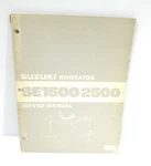 Official 1980 Suzuki SE1500 2500 Generator Service Manual SR4101-E-03. Fixed Price $18.99.