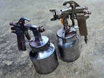 Northern Industrial Tools Handheld Cup Fed Air Spray Gun Set Silver. Fixed Price $30.00.