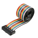 Uxcell Idc Rainbow Wire Flat Ribbon Cable 20 Pins 66CM, Multicolor. Fixed Price $16.86.