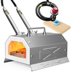 Nelyrho 2 Burner Propane Blacksmith Forge 30PSI Regulator Stainless Steel. Fixed Price $179.99.