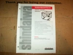 1999 Shindaiwa , EGR6000E Generator Illustrated Parts List # 61701. Fixed Price $9.99.