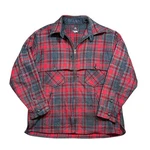 Johnson Woolen Mills Double Cape Shirt Jacket Mens Sz Red Green Plaid. Fixed Price $149.99.