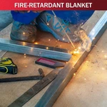 2 Pack Welding 6X8 Ft - Heavy Duty Fiberglass Fire Resistant Blankets. Fixed Price $45.00.