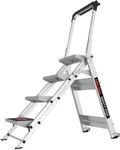 Safety Ladder 4 Steps With Bar, 2 X 11-INCH For Stability. Fixed Price $386.99.