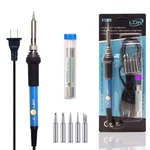 Ldk Soldering Iron Kit Electric 60W 110V Adjustable Temperature Gun.... Fixed Price $13.79.