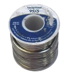 Lucas Milhaupt Wolverine Solder 95/5 1/8" X 1LB Spool Tin/antimony 57263. Fixed Price $47.99.