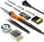 All-in-one 90W Soldering Iron With Lcd Display And Temperature Range 180-480. Fixed Price $17.99.