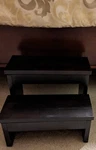 High For Adults Two Stool Stair Ladder Wood Kitchen Home. Fixed Price $59.93.