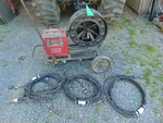 Lincoln Electric Squirt LN-9 Welder 115V Wire Feeder With Leads Cart Untested. Fixed Price $1050.00.