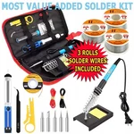 60W Electric Soldering Iron Welding Gun Tool Kit + 3X Wires Desolder Pump. Fixed Price $16.95.