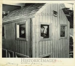 1988 Press Photo Toymaker Staining Window Framing Miniature House - LRB17292. Fixed Price $24.99.