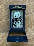 Rare Zippo 1993 Giant Panda Endangered Animals Barrett Smyth Lighter. Fixed Price $282.50.