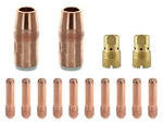 Mig Gun Parts For Bernard Large Centerfire N-5818C Nozzles, D-1 Diffusers & Tips. Fixed Price $38.99.