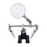 Noah Helping Hands 2.5X Magnifier Soldering Station With Auxiliary Clips.... Fixed Price $19.99.