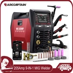 Arccaptain 205A 9 Welder MIG205MP App Control Aluminum 120/240V. Fixed Price $779.99.