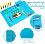 Magnetic Heat Insulation Silicone Pad Mat Platform Soldering Repair 45X30CM. Fixed Price $18.79.