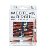 Western Birch Golf Company "twin Six" Signature 3.25" Bamboo Tees 50EA.. Fixed Price $9.95.