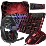 Hornet RX-250 Gaming Bundle Keyboard, Mouse, Headset, Mousepad. Fixed Price $59.97.
