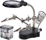 Helping Hands Magnifier Soldering STATION,3.5X 12X Magnifying Glass,led Lighted. Fixed Price $20.10.