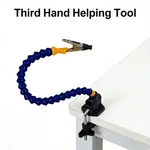Arm Soldering Iron Stand Helping Holder Third Hand Flexible Magnifier Welding. Fixed Price $15.90.