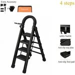 2/3/4/5-STEP Ladder, Lightweight Folding Stool With Extra-wide Anti-slip. Fixed Price $28.30.