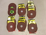 Lot Of 54 Forney 7" Resin Fibre Sanding Discs 7/8" Arbor 16 24 36 50 80 120 Grit. Fixed Price $89.99.