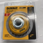 Dewalt 3" X 5/8"-11 Arbor Carbon Knot Wire Cup Brush (DW4910) New, Free Ship!. Fixed Price $17.99.