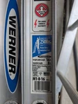 Werner Foot Folding Ladder M1-8-16. Fixed Price $120.00.